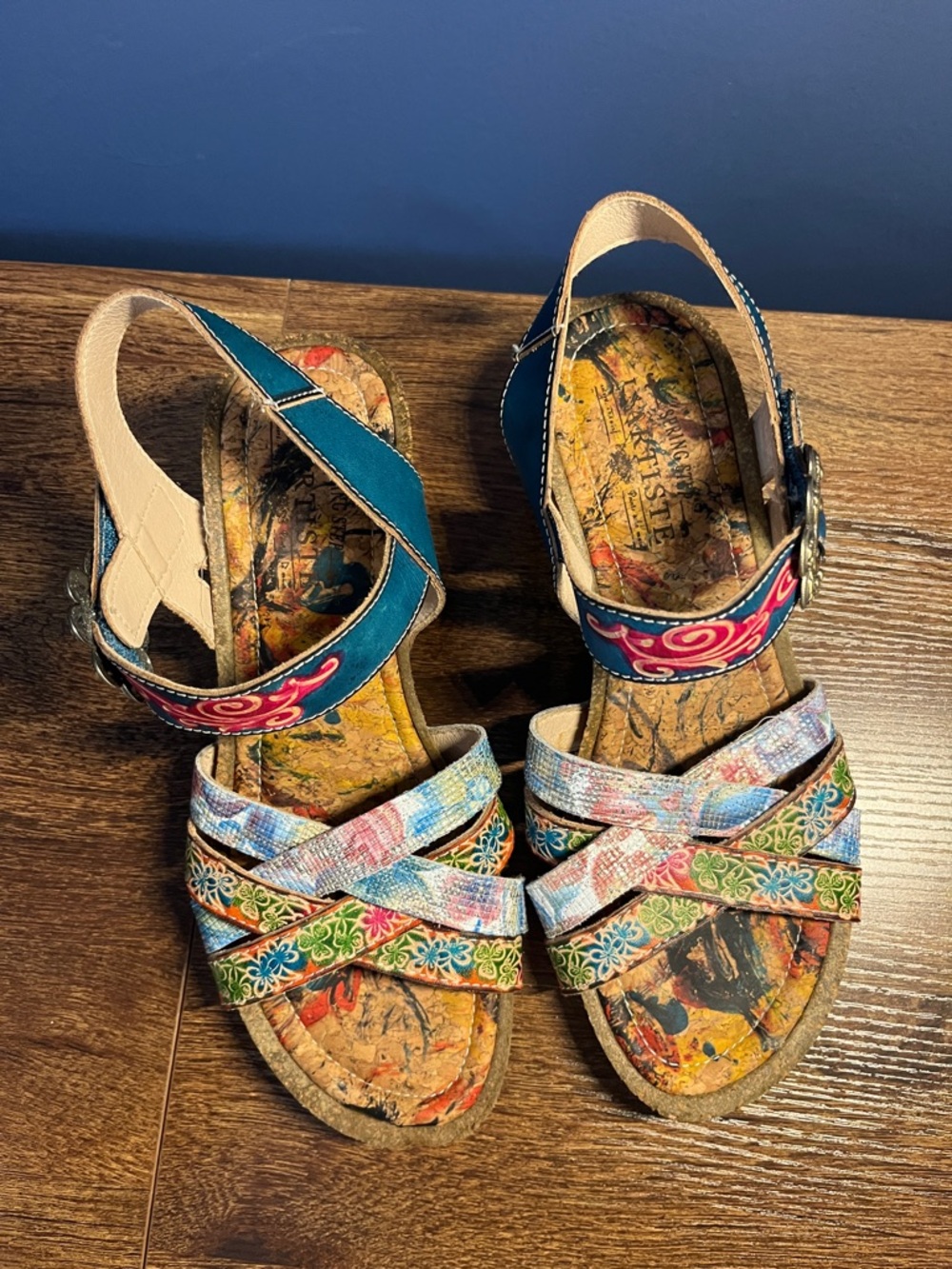 L'ARTISTE BY SPRING STEP AUDRIE WEDGE SANDAL - Picture 3 of 7